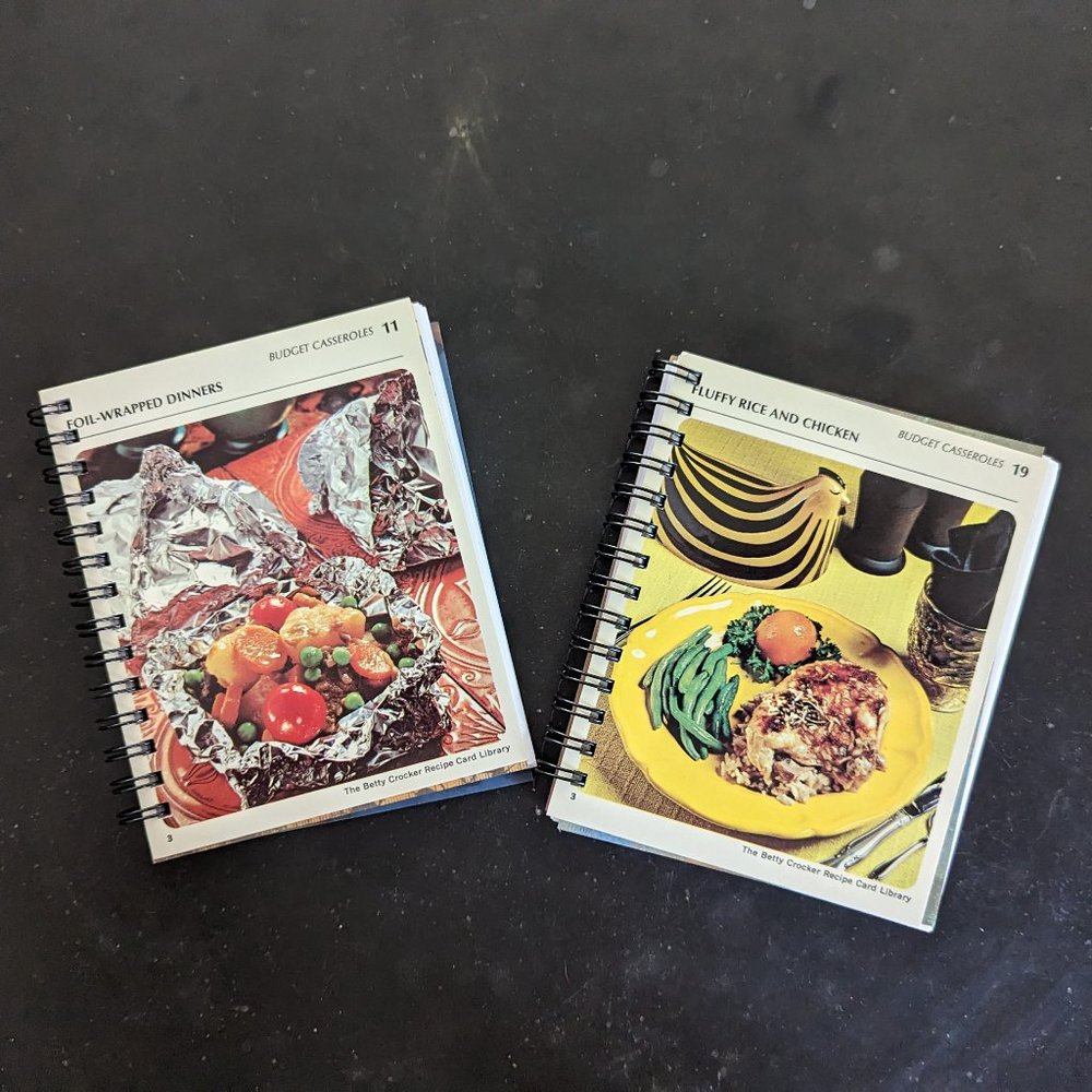 Betty Crocker Recipe Card Retro Recycled Notebooks